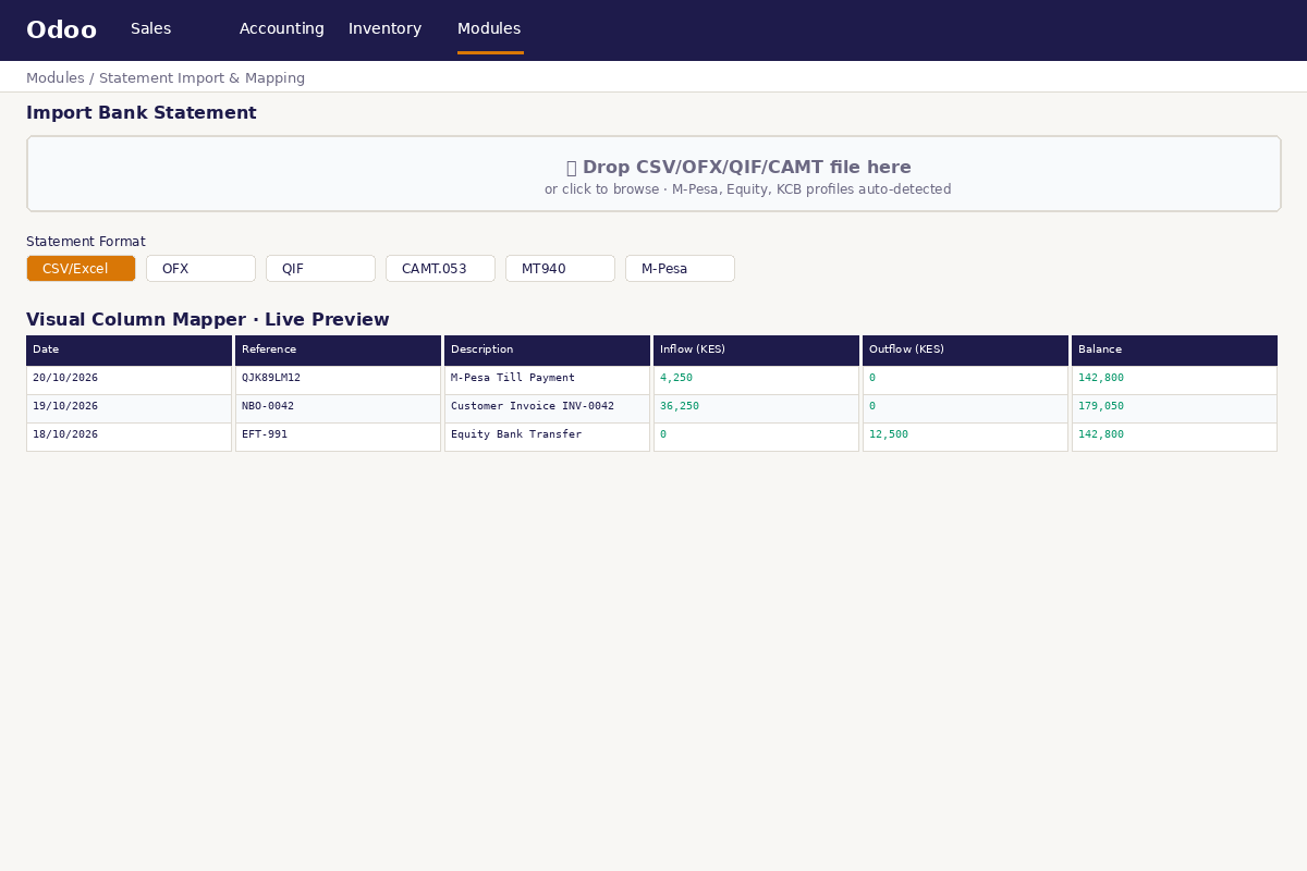 Bank Statement Mapper Preview